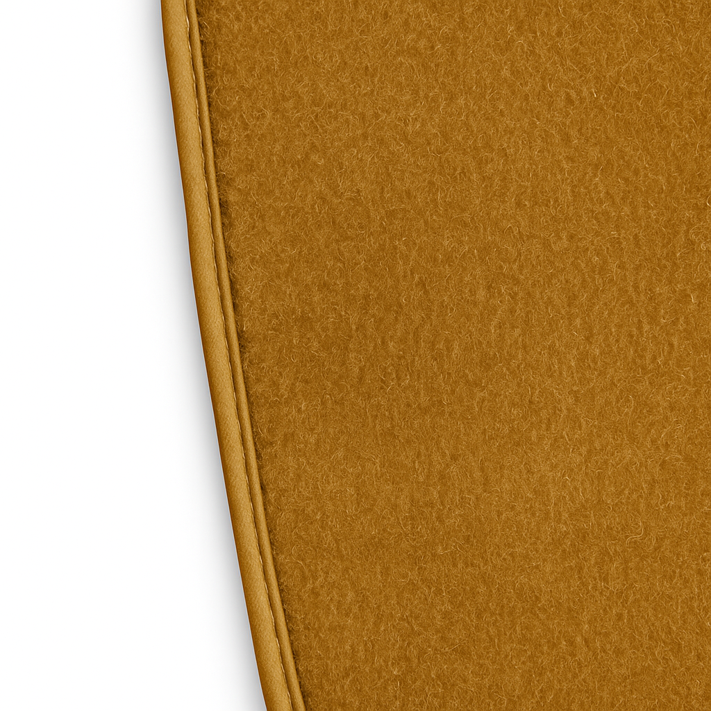 Teppichsatz Teppich Gummi Absatzschoner für BMW E9 1968 - 1975 Dattel.