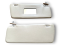 Sonnenblenden Sun Visor mit Schminkspiegel für Mercedes W123 / S123 Creme