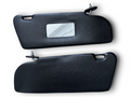 Sonnenblenden Sun Visor set mit Spiegel  für Mercedes Benz W123 Coupe Schwarz