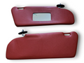 Sonnenblenden Sun Visor Set mit Spiegel für Mercedes W123 Coupe Dunkel Rot