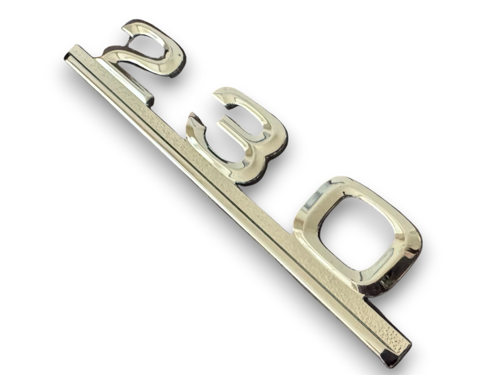 Typenzeichen Typenschild Metall Massiv Schriftzug Emblem für Mercedes 230