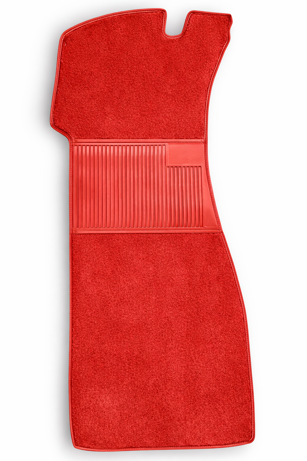Teppichsatz Teppich für Ponton Cabrio W128 180 Gummi Absatzschoner Rot