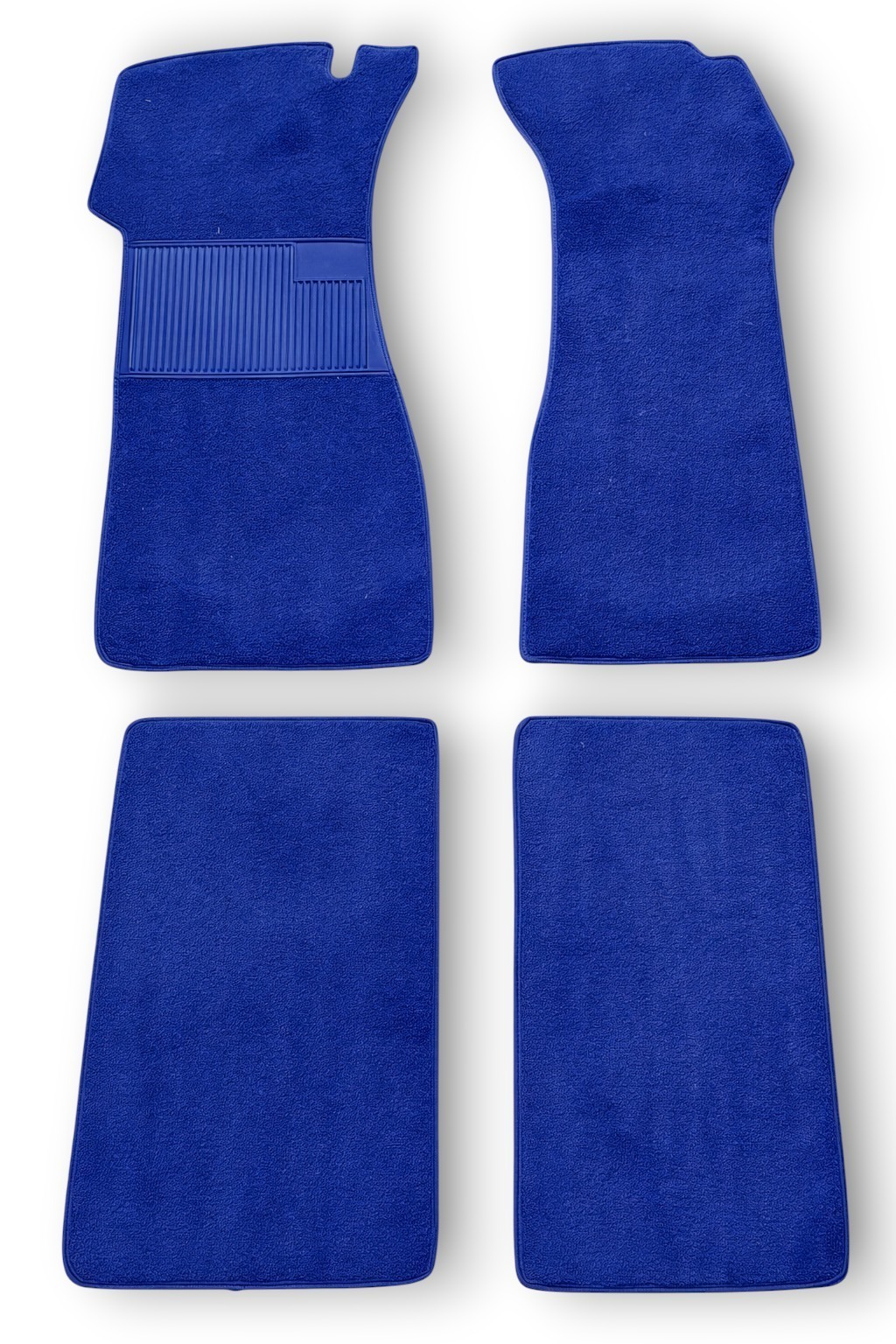 Teppichsatz Teppich für ponton Cabrio W128 180 Gummi Absatzschoner Blau