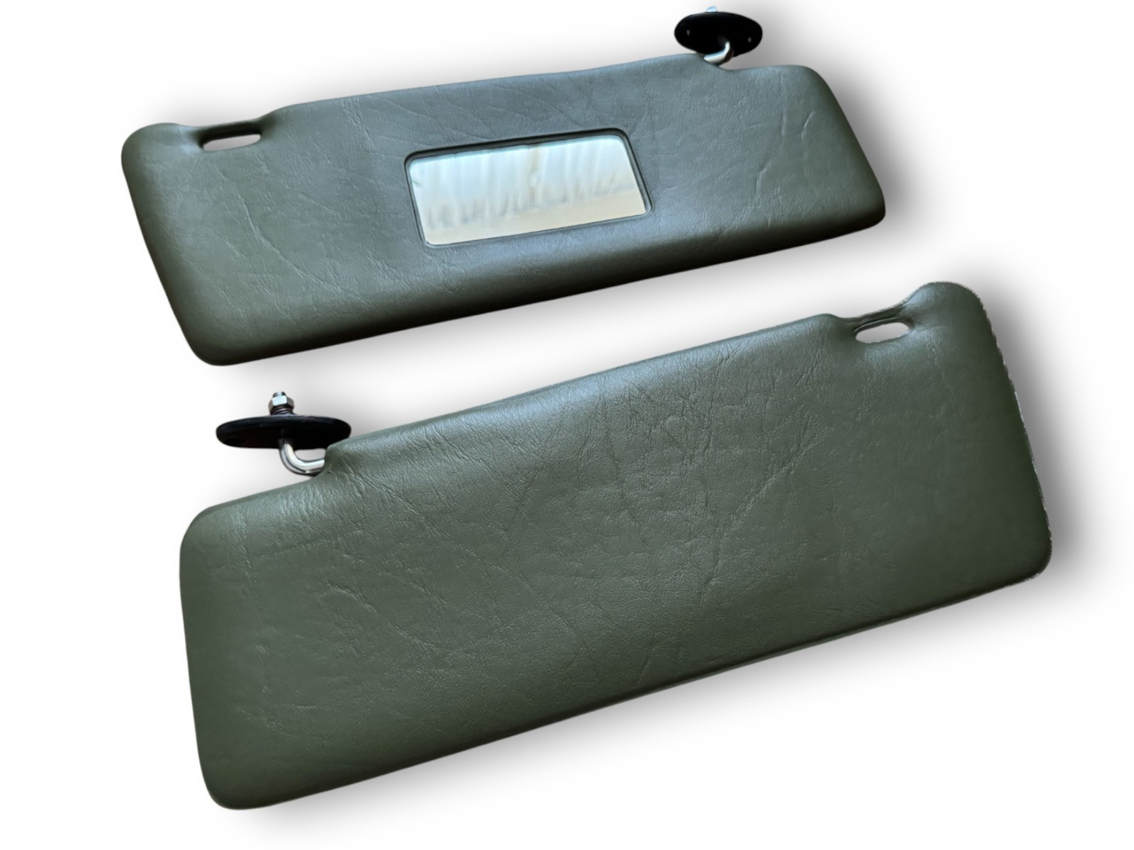 Sonnenblenden Sun Visor mit Spiegel Set für Mercedes Benz W123 S123 Grün