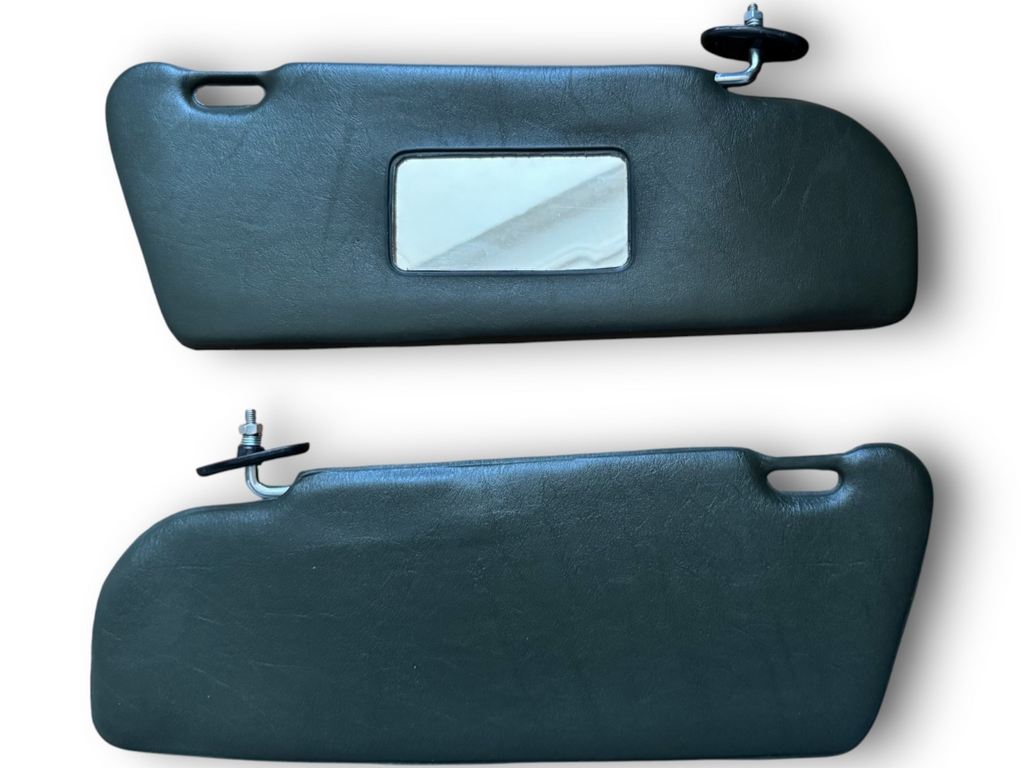 Sonnenblenden Sun Visor mit Spiegel set für Mercedes Benz W123 Coupe Grün