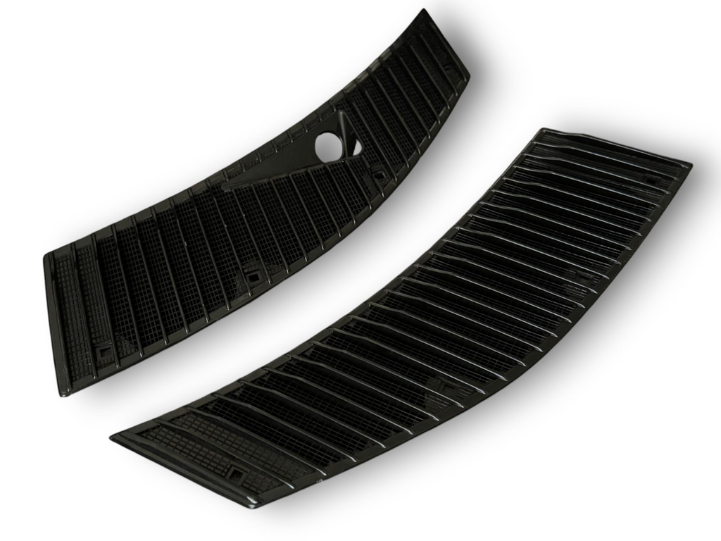 Mercedes W123 S123 C123  Ziergitter Gitter Set Lüftungsgitter Schwarz