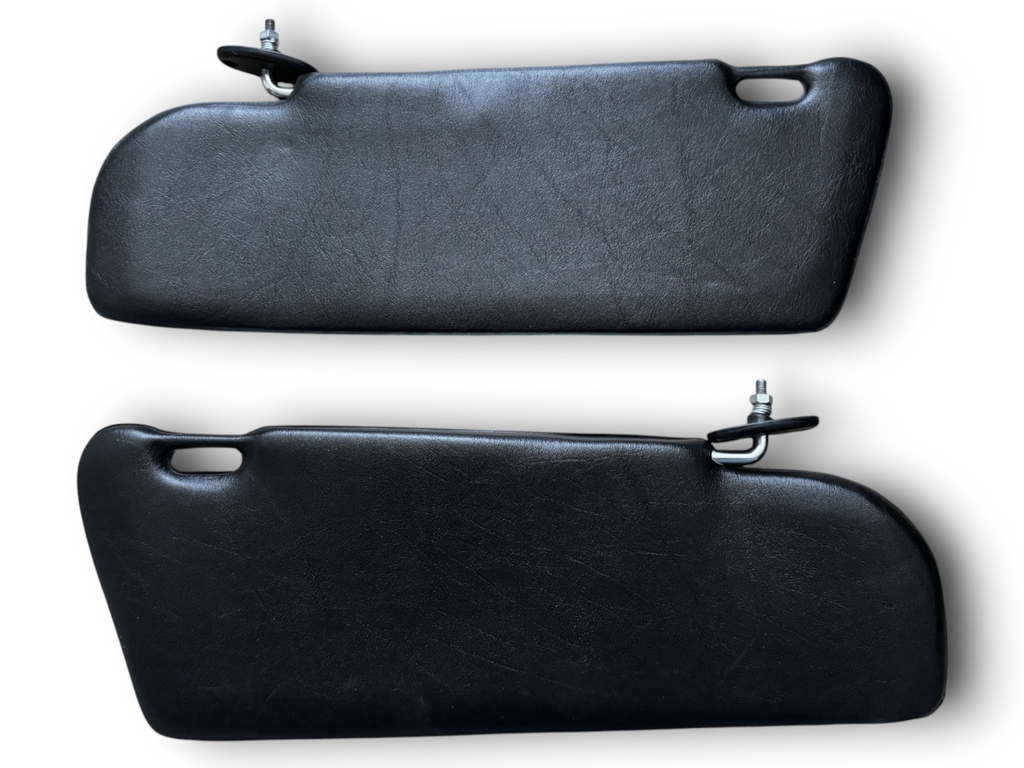 Sonnenblenden Sun Visor set mit Spiegel  für Mercedes Benz W123 Coupe Schwarz