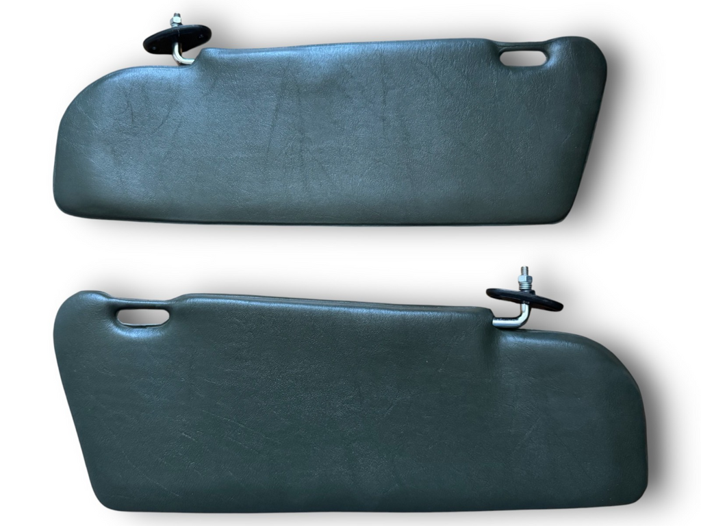 Sonnenblenden Sun Visor mit Spiegel set für Mercedes Benz W123 Coupe Grün