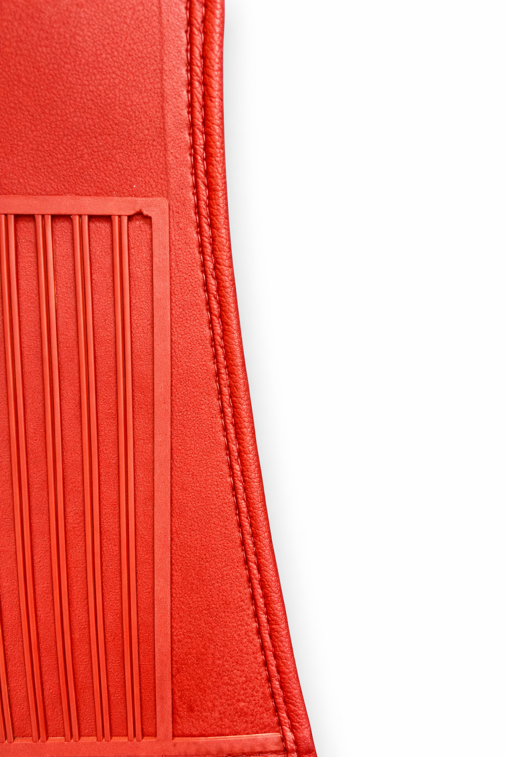 Teppichsatz Teppich für Ponton Cabrio W128 180 Gummi Absatzschoner Rot