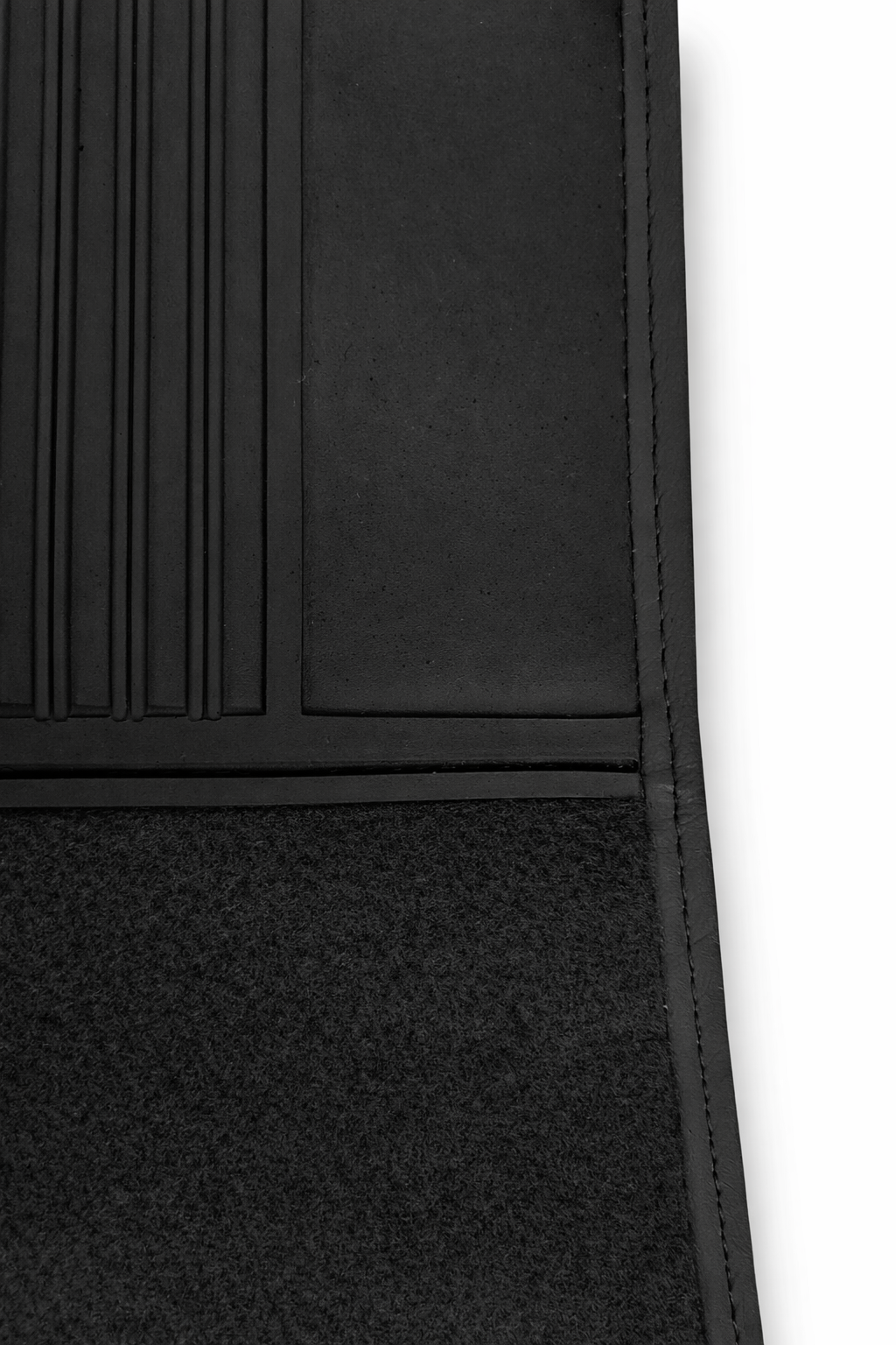 Teppichsatz Teppich für Mercedes Benz W126 SE Gummi Absatzschoner Schwarz