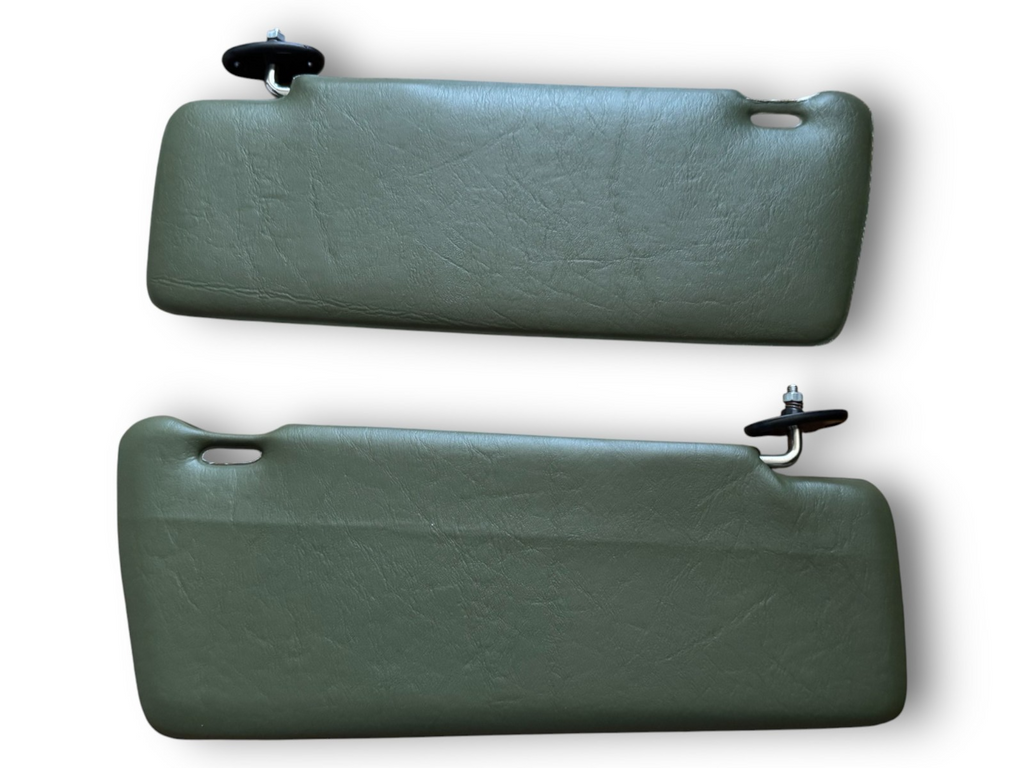 Sonnenblenden Sun Visor mit Spiegel Set für Mercedes Benz W123 S123 Grün