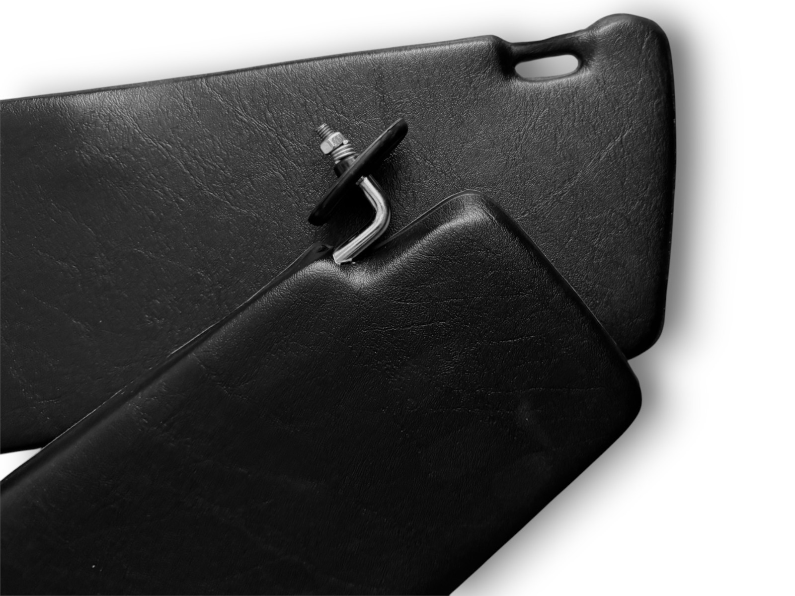 Sonnenblenden Set mit Schminkspiegel für Mercedes W123 / S123 schwarz