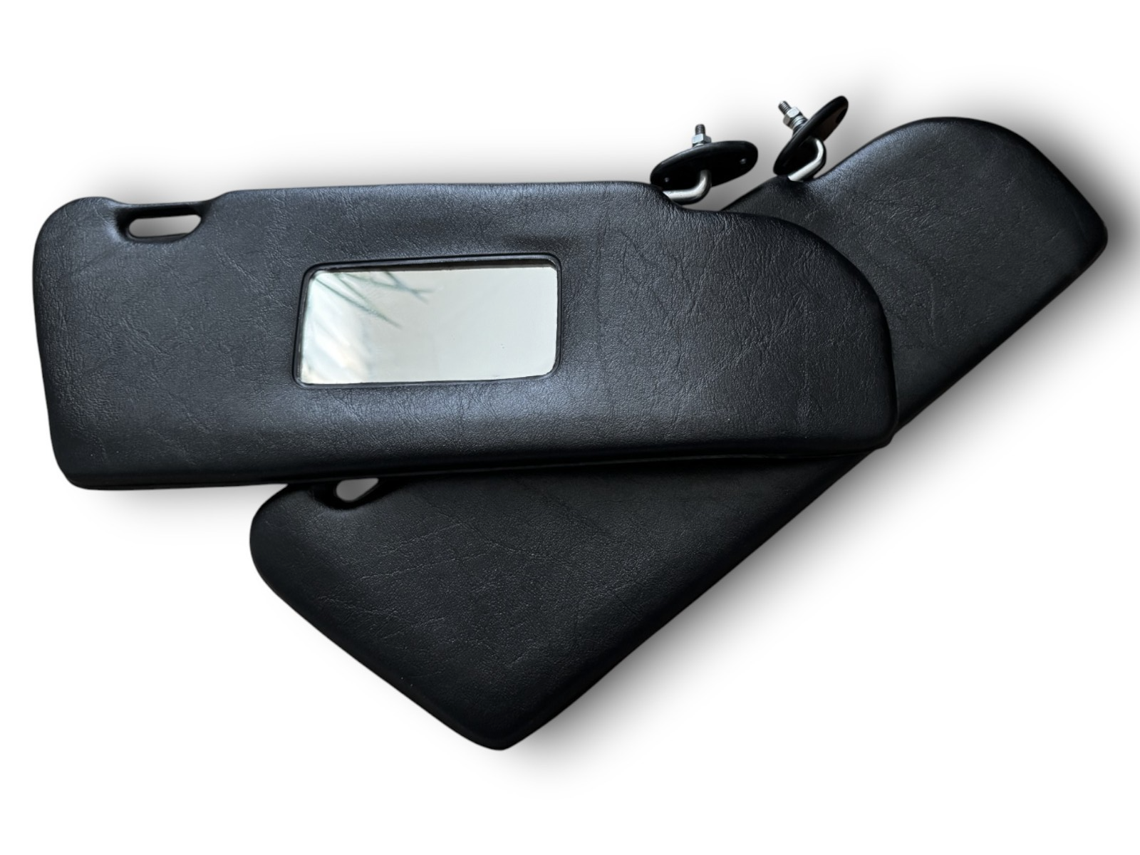 Sonnenblenden Sun Visor set mit Spiegel  für Mercedes Benz W123 Coupe Schwarz