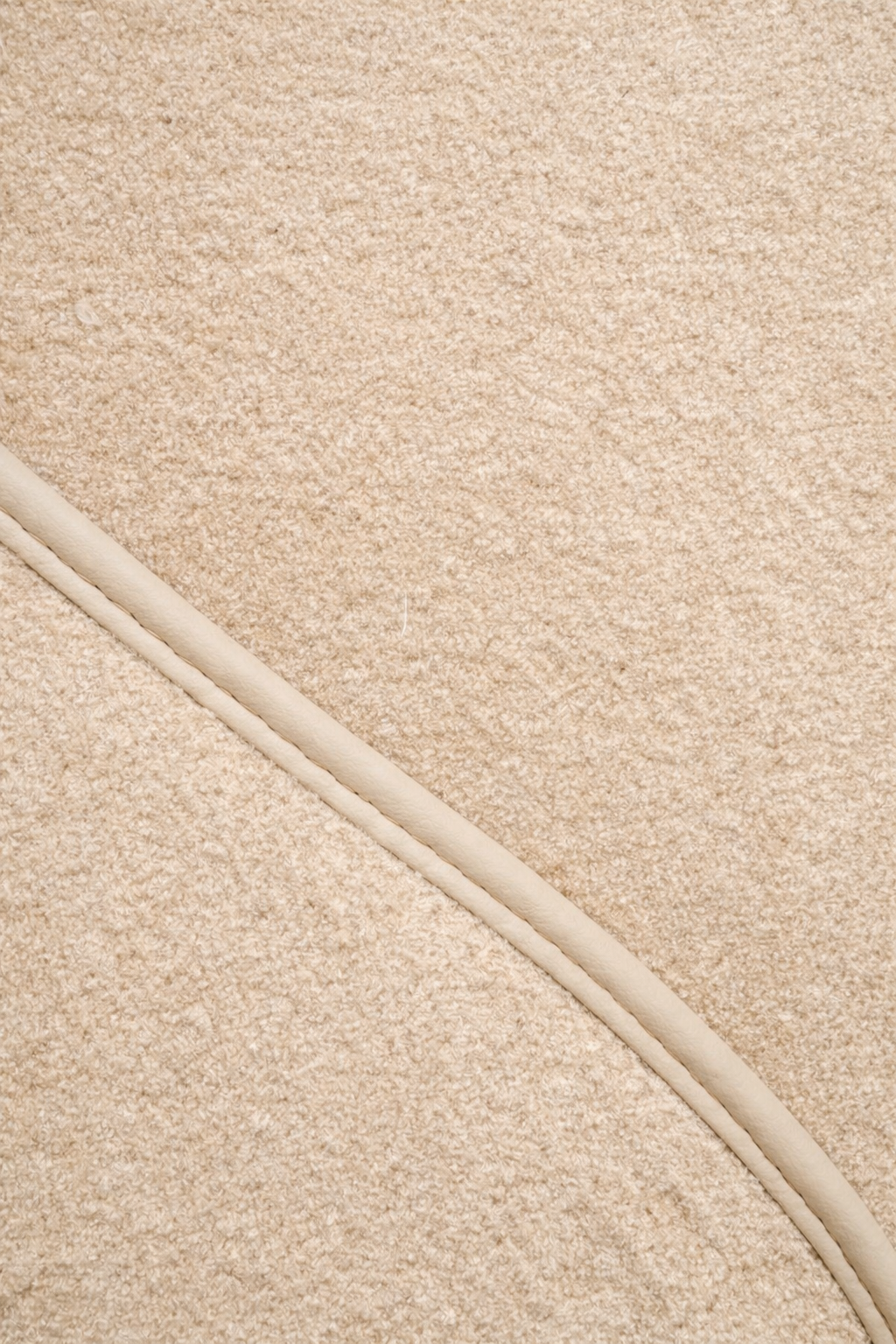 Teppichsatz Teppich für Mercedes Benz W126 SE Gummi Absatzschoner Beige