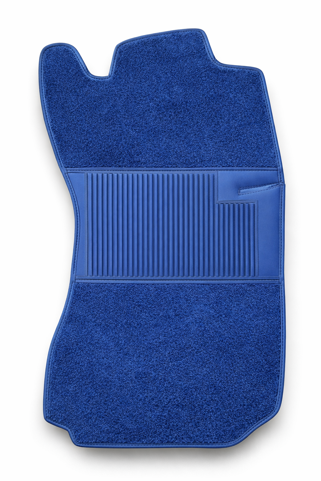 Teppichsatz Teppich für Mercedes W114 W115 Coupe Gummi Absatzschoner Blau RHD