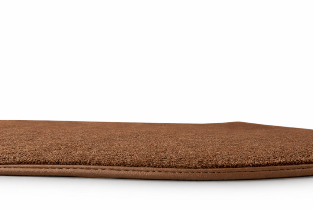 Teppichsatz Teppich für Ponton Cabrio W128 180 Gummi Absatzschoner Braun
