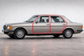 Türdichtung Türgummi Rubber Seal Dichtung für Mercedes W123 4-Teilig