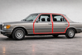 Türdichtung Türgummi Rubber Seal Dichtung für Mercedes W116  SE 4-Teilig