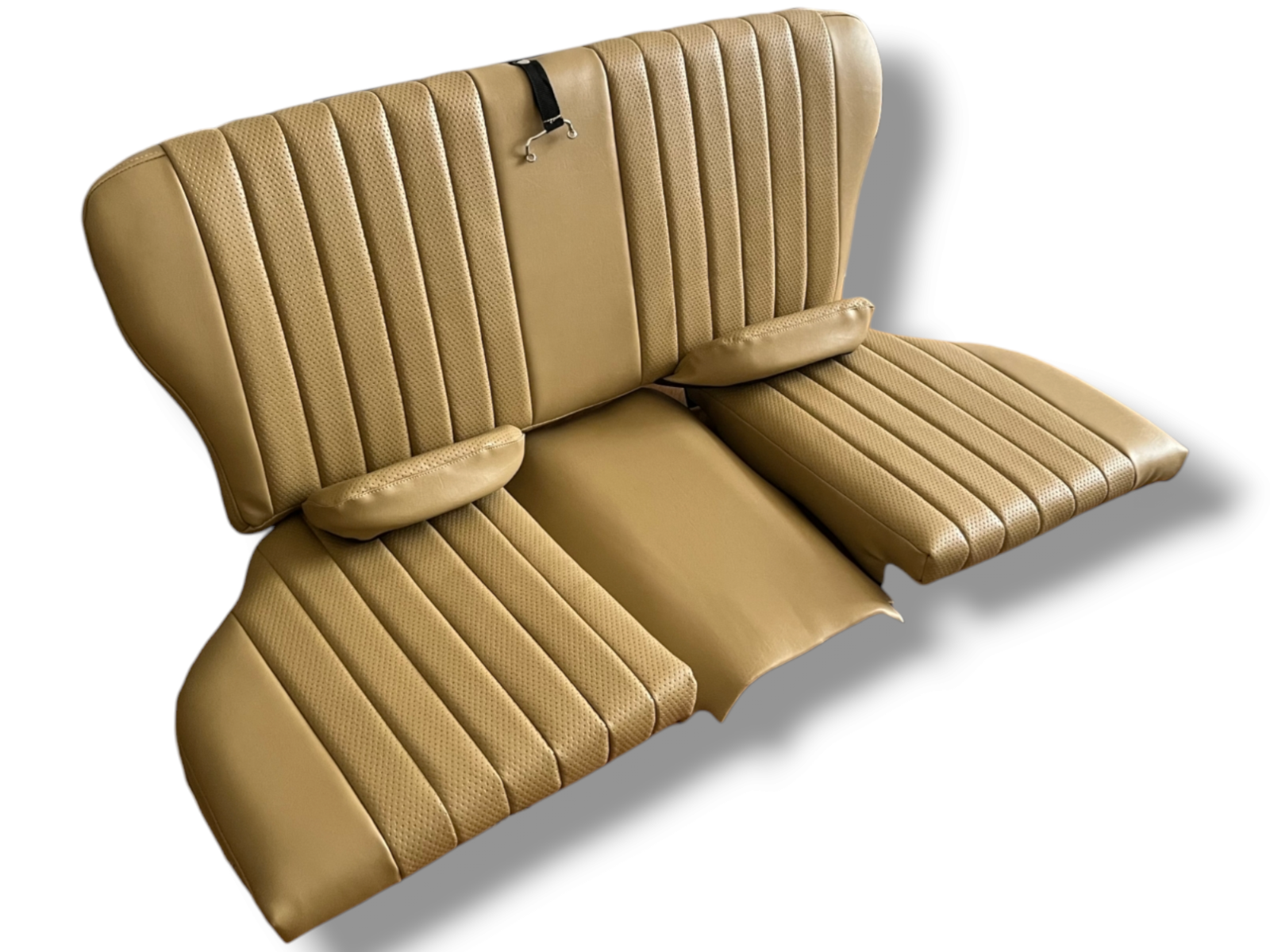 Rückbank Notsitz Kindersitz für Mercedes SL 107 klappbar originalgetreu Beige