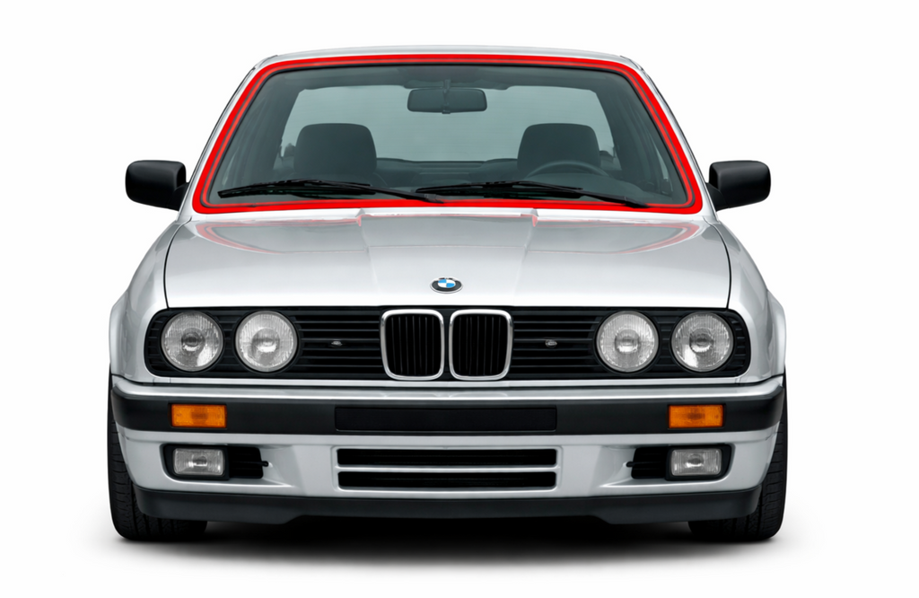Windschutzscheiben Dichtung für BMW E30 3er Frontscheibe Gummi 1982-1993