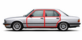 Türdichtung Satz 4-teilig für BMW E28 5er Limousine 1981-1988