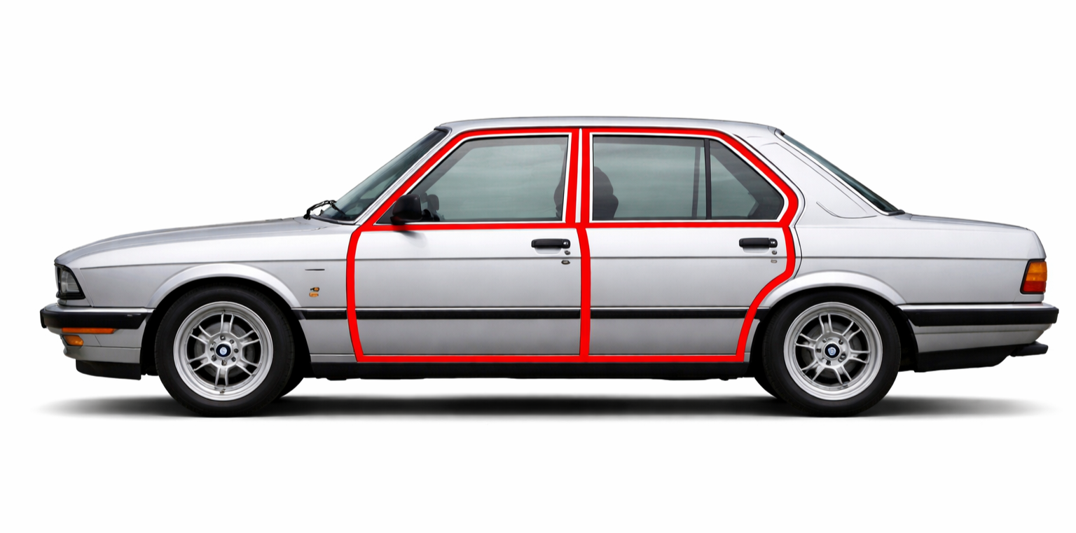 Türdichtung Satz 4-teilig für BMW E28 5er Limousine 1981-1988