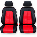 Sitzbezüge Bezüge für Mercedes Benz SLK R171 2004–2011 Schwarz Rot