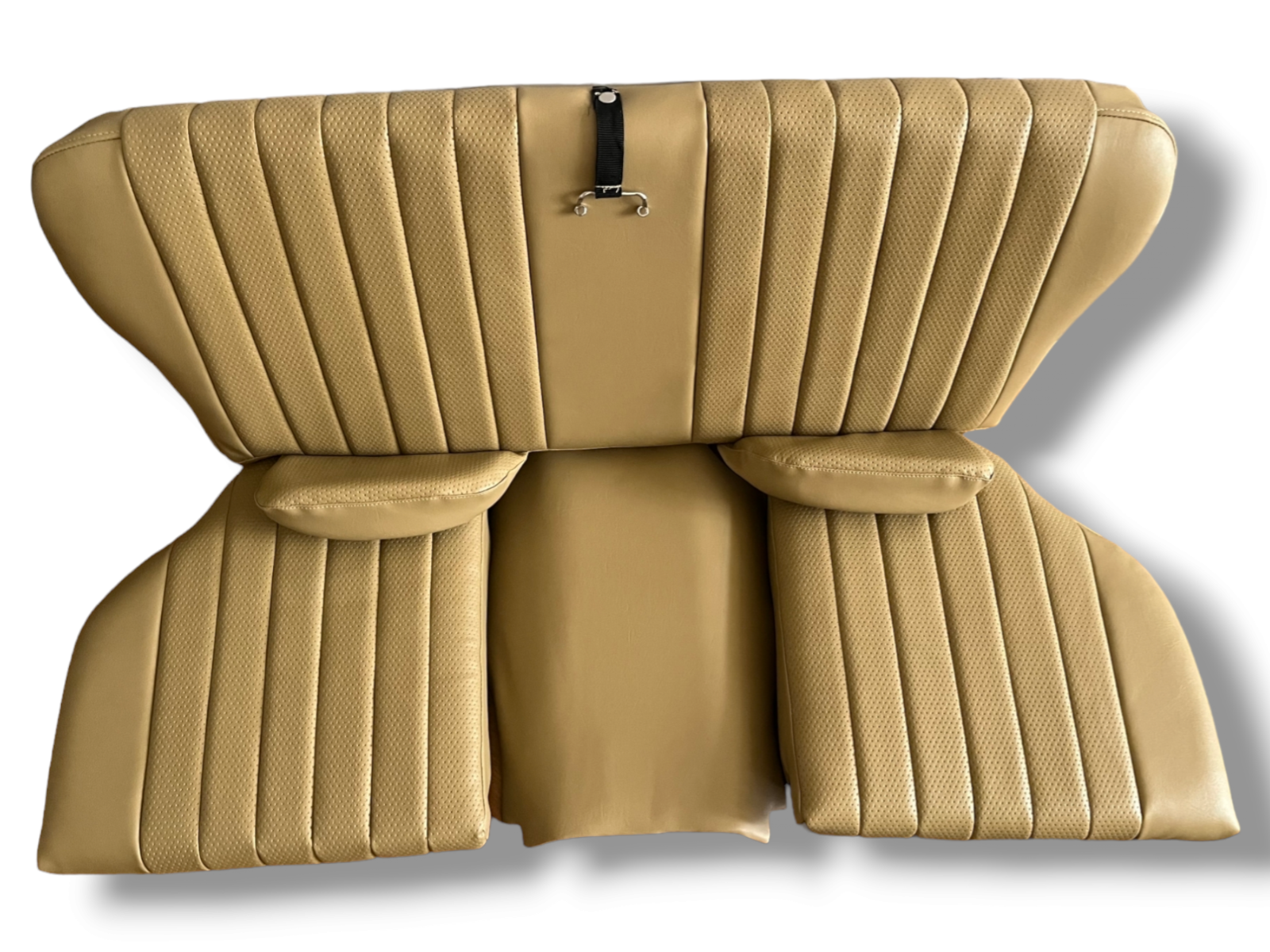 Klappbare Rückbank Notsitz Kindersitz Mercedes SL R107 Beige Gurte