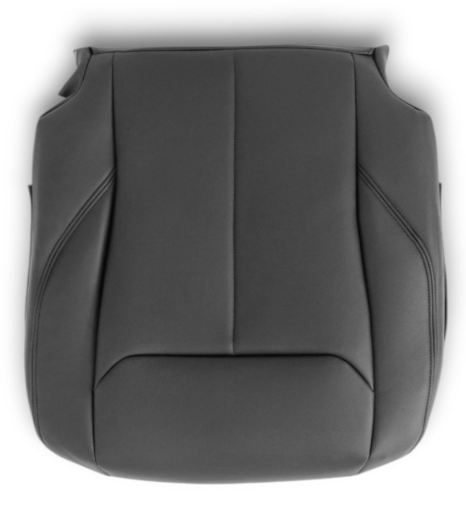 Sitzbezug Sitzfläche Vordersitz Fahrersitz für BMW F20 F30 F31 F34 F36 schwarz