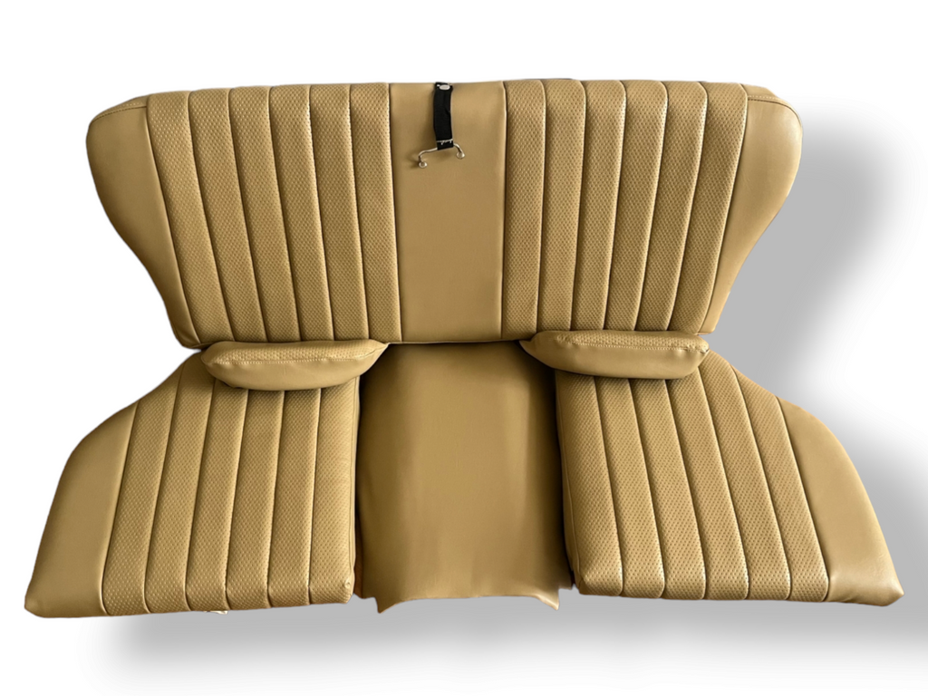 Rückbank Notsitz Kindersitz für Mercedes SL 107 klappbar originalgetreu Beige