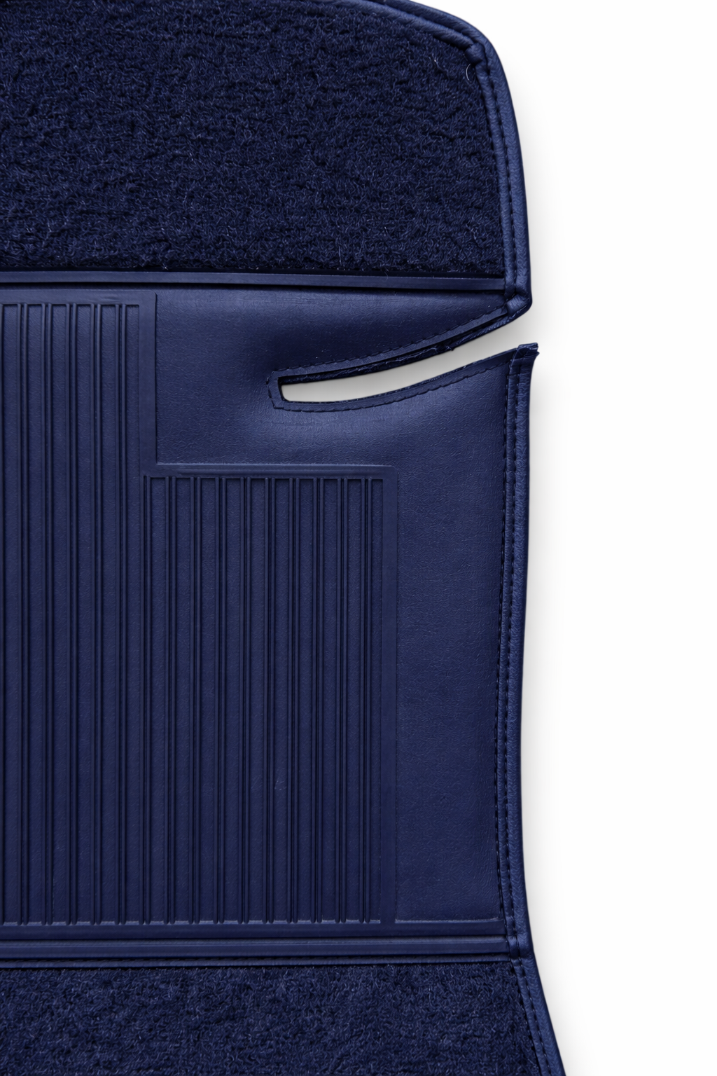 Teppichsatz Teppich für Mercedes W201 E190 Gummi Absatzschoner Blau