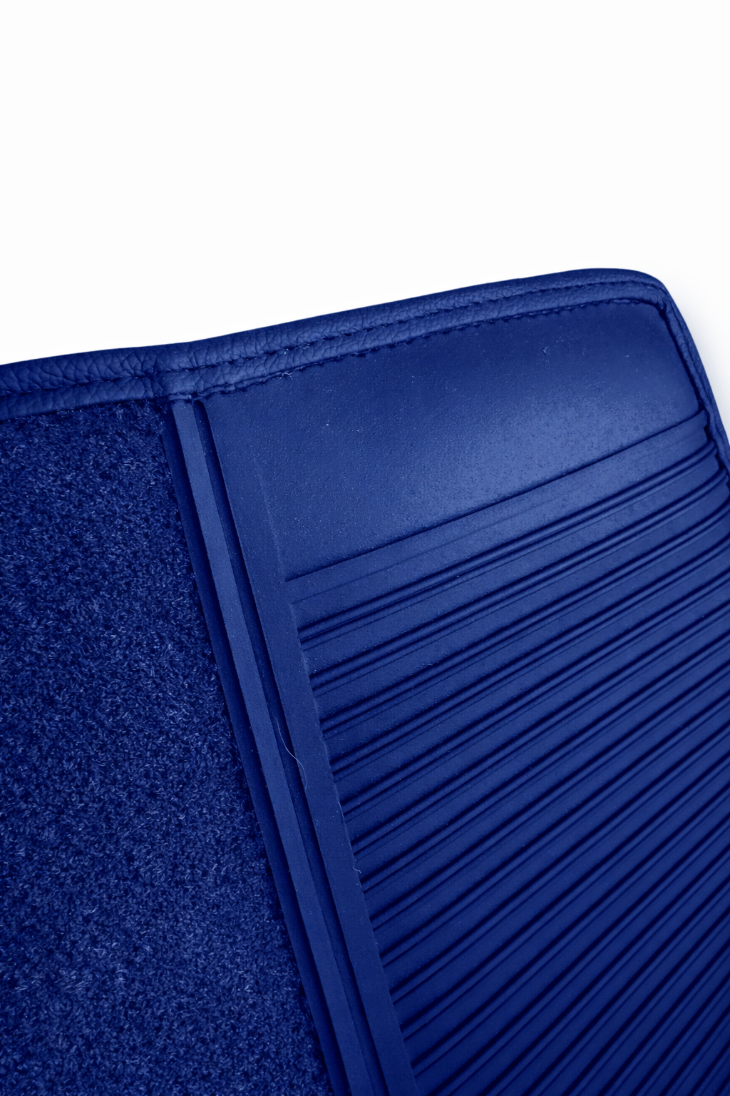 Teppichsatz Teppich für Mercedes W201 E190 Gummi Absatzschoner Blau