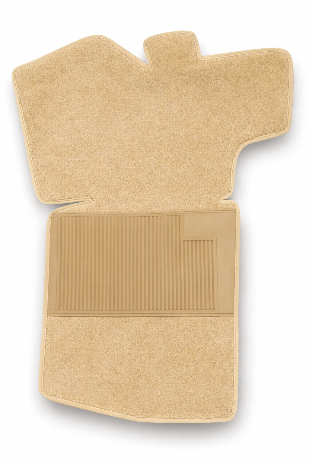 Teppichsatz Teppich für VW Golf 1 Cabrio 1979 - 2002 Gummi Absatzschoner Beige