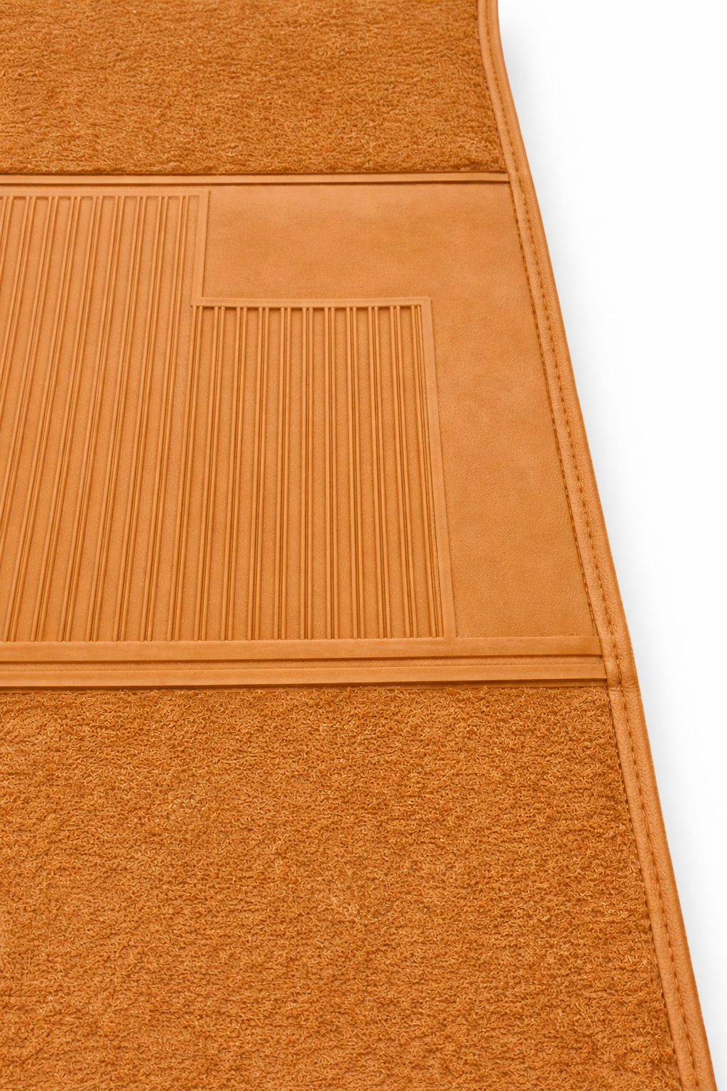 Teppichsatz Teppich für VW Golf 1 Cabrio 1979 - 2002 Gummi Absatzschoner Dattel