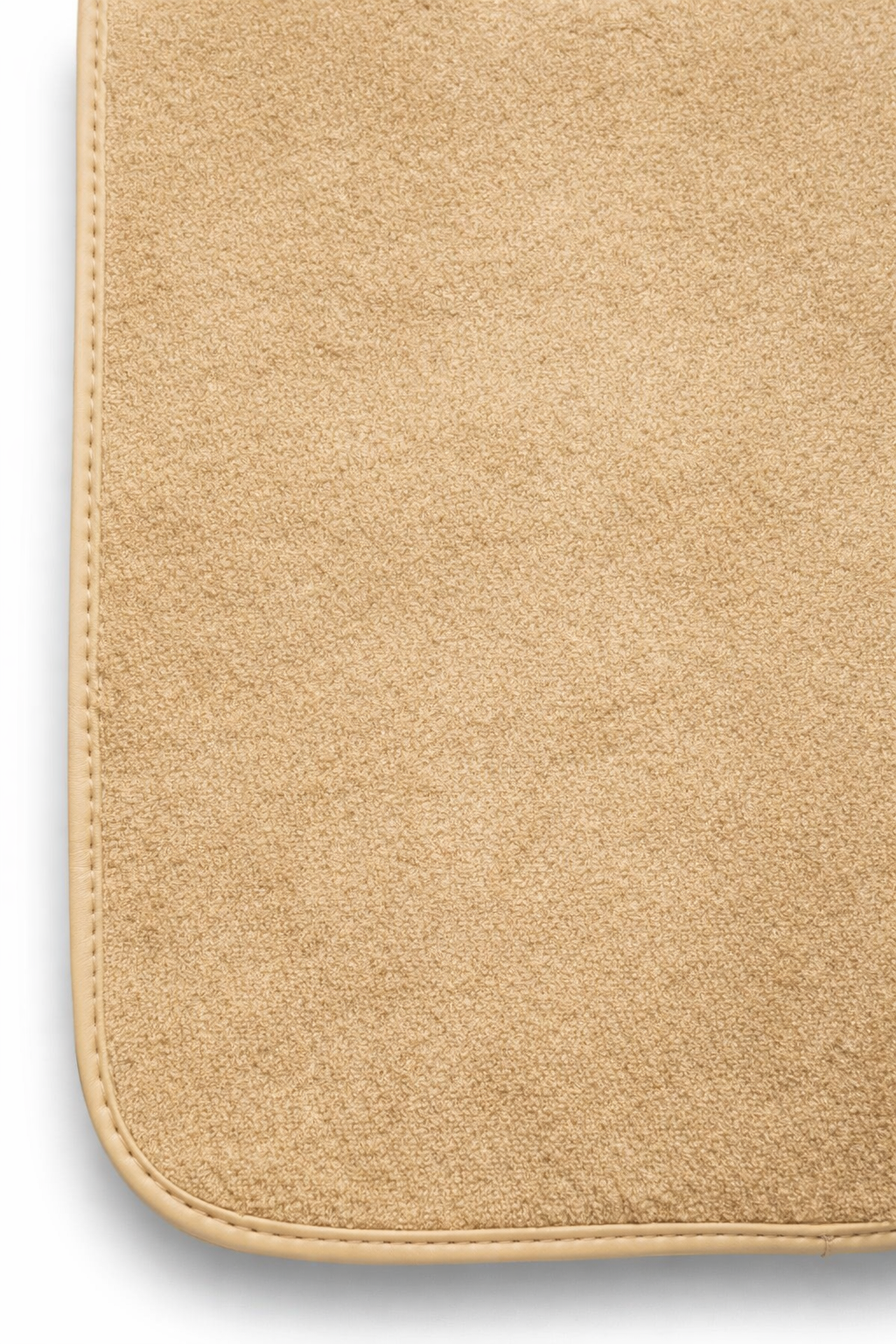 Teppichsatz Teppich für Mercedes W123 Limousine Gummi Absatzschoner Beige RHD