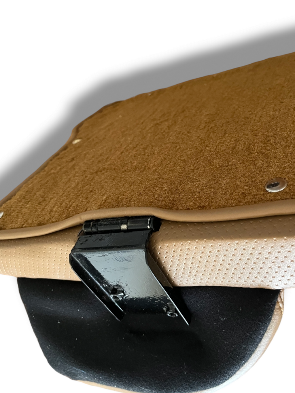 Rückbank Notsitz Kindersitz für Mercedes SL 107 klappbar originalgetreu Dattel