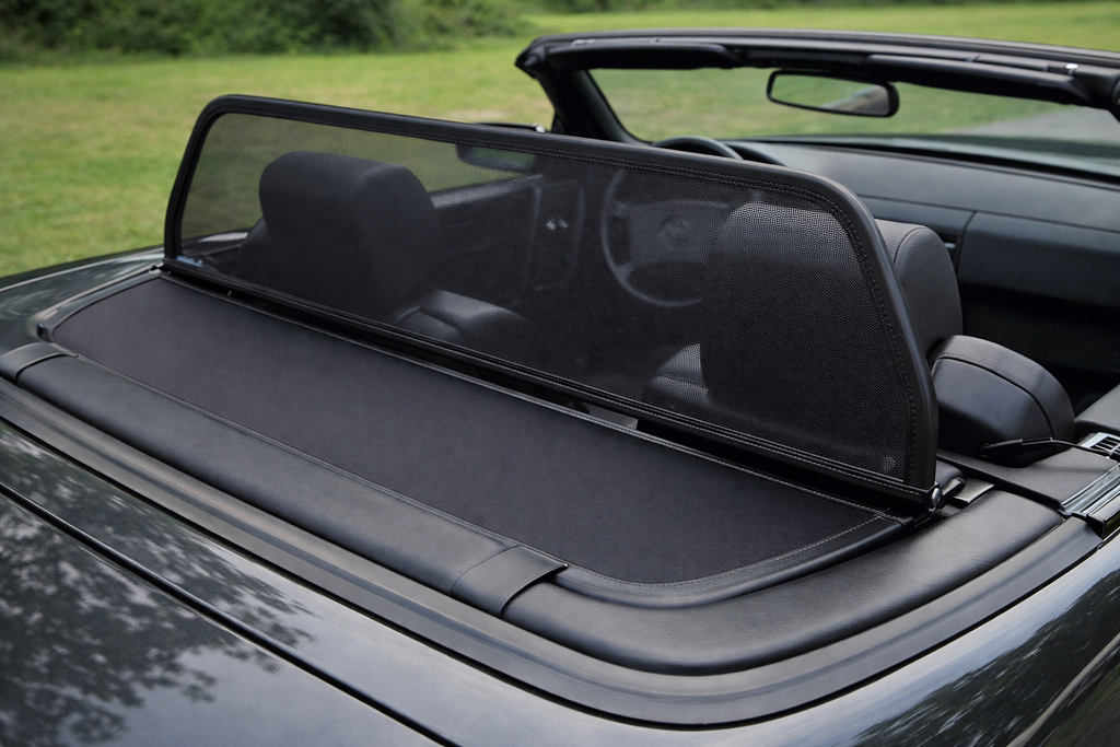Windschott für Mercedes SL R129 Cabrio 1989–2000 Windabweiser Schwarz