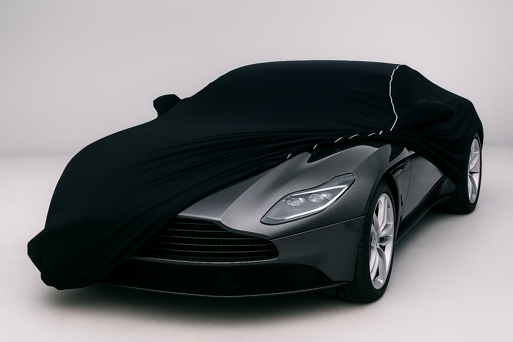 Ganzgarage Indoor Stretch Cover Carcover für Aston Martin DB 11 Schwarz