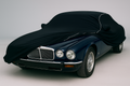Ganzgarage Indoor Stretch Car Cover Schwarz für Jaguar XJ12 Serie 1 kurz