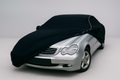 Ganzgarage Indoor Stretch Car Cover Schwarz für Mercedes W203 Limousine