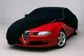 Ganzgarage Indoor Stretch Cover Carcover für Alfa Romeo GT Schwarz