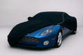 Ganzgarage Indoor Stretch Cover Carcover für Aston Martin AR1 Schwarz