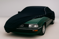 Ganzgarage Indoor Stretch Cover Carcover für Audi 100 Coupe Schwarz.