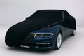 Ganzgarage Indoor Stretch Cover Carcover für ALPINA B7 Schwarz.