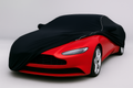 Ganzgarage Indoor Stretch Cover Carcover für Aston Martin DBS Schwarz.