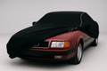 Ganzgarage Indoor Stretch Cover Carcover für Audi 100 Limousine Schwarz