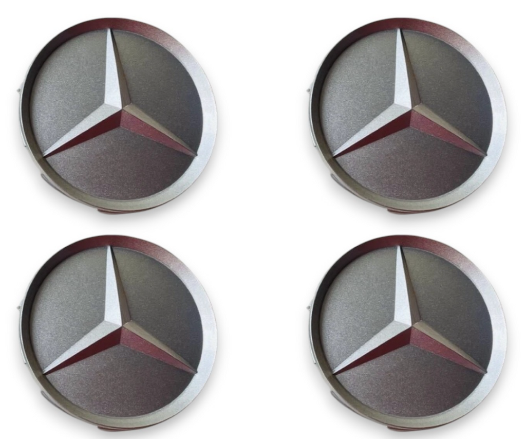 4 x Mercedes-Benz Abdeckung Kappe Felge Raddeckel R107 W124 W126 W129 W210