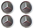 4 x Mercedes-Benz Abdeckung Kappe Felge Raddeckel R107 W124 W126 W129 W210