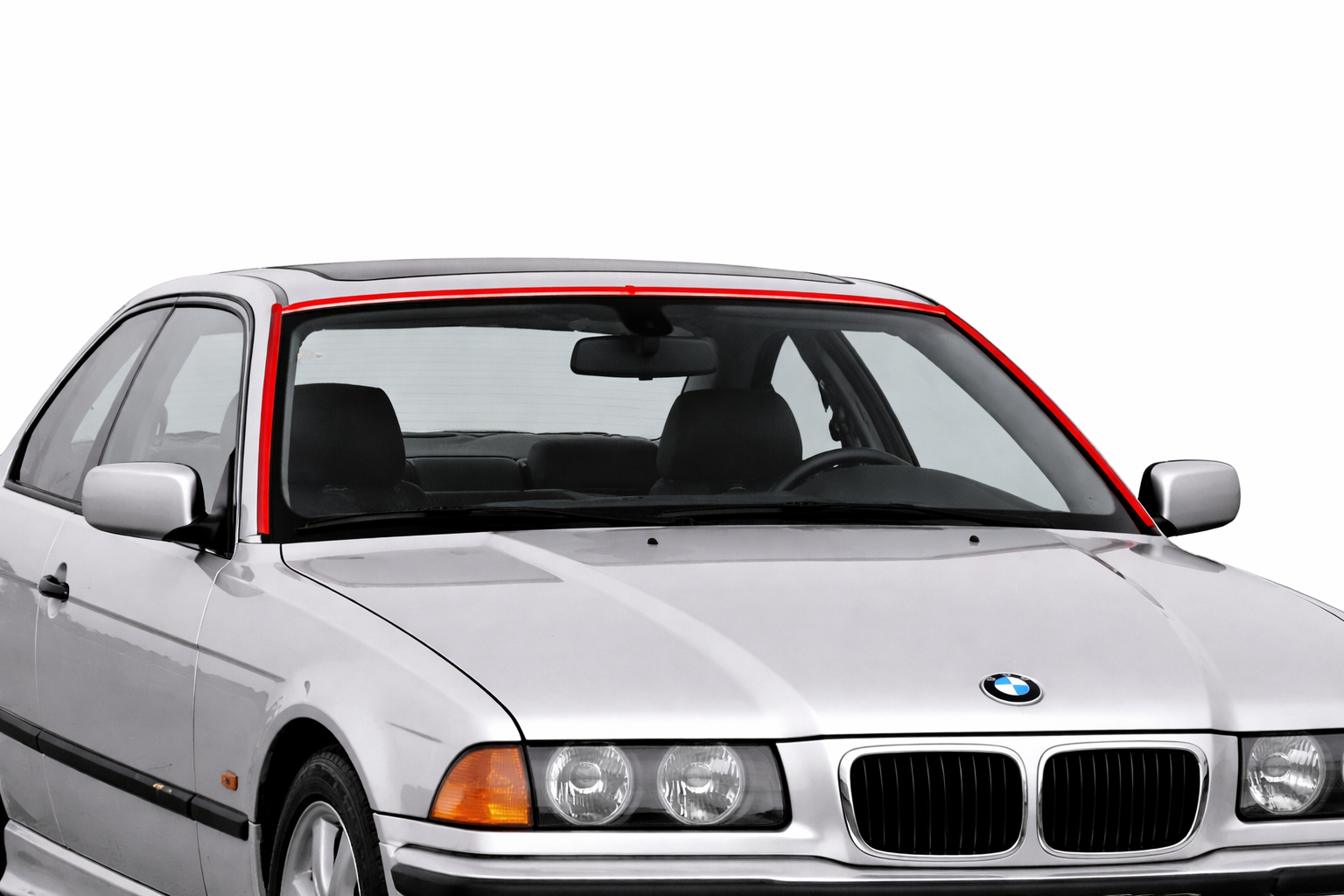 Frontscheiben Gummi für BMW E36 3er Gummi Dichtung Rahmen Windschutzscheibe