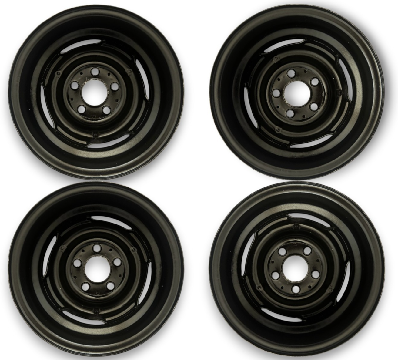 4x Original Mercedes-Benz Stahlfelgen 5Jx13 ET30 W110 W111 W120 Pagode Satz